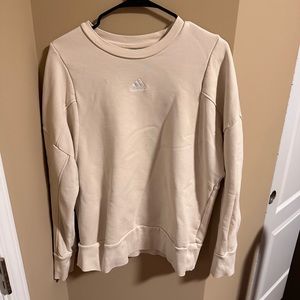 Adidas crème crewneck